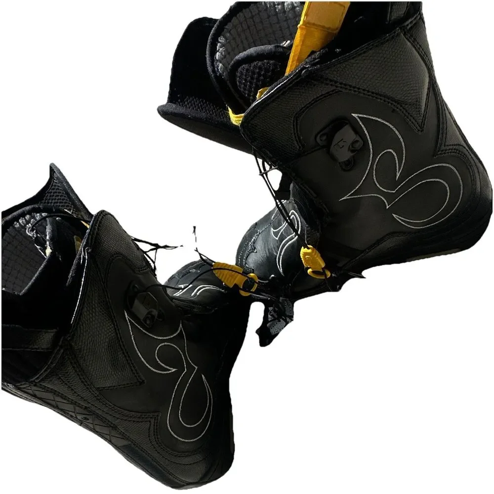 Burton IROC Women’s Snowboard Boots Size 7 Black Speed Zone Quick Lace Snowboard